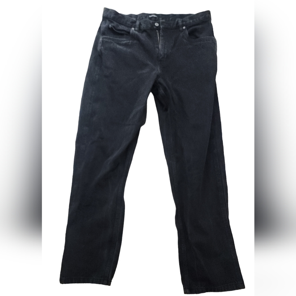 Mens Black Jeans Size 38